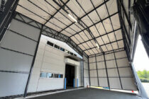 ジャバラカーテン付きテント倉庫ギャラリー2