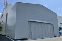 ジャバラカーテン付きテント倉庫ギャラリー1